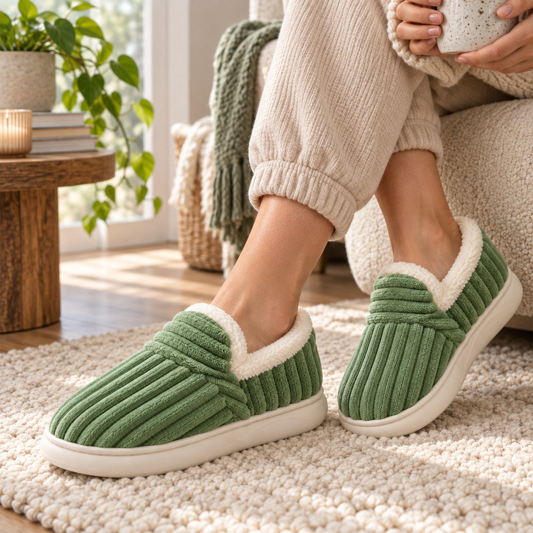 Cloog Cloud Slippers - Green