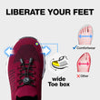 Ortho Stretch Cushion Shoes - Red