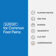 Ortho Stretch Cushion Shoes - White Blue