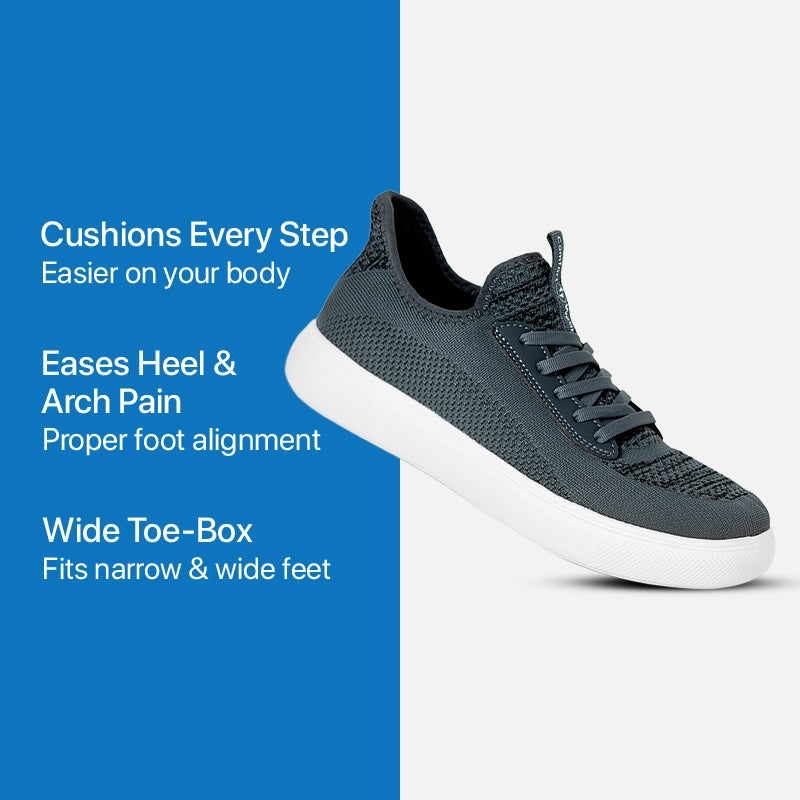 Daily Slip-On Shoes - Grey