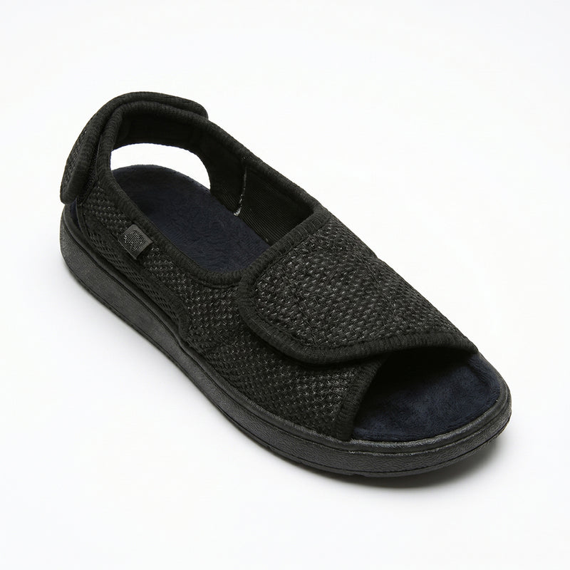 Chelsea Wide Feet Sandals - Black
