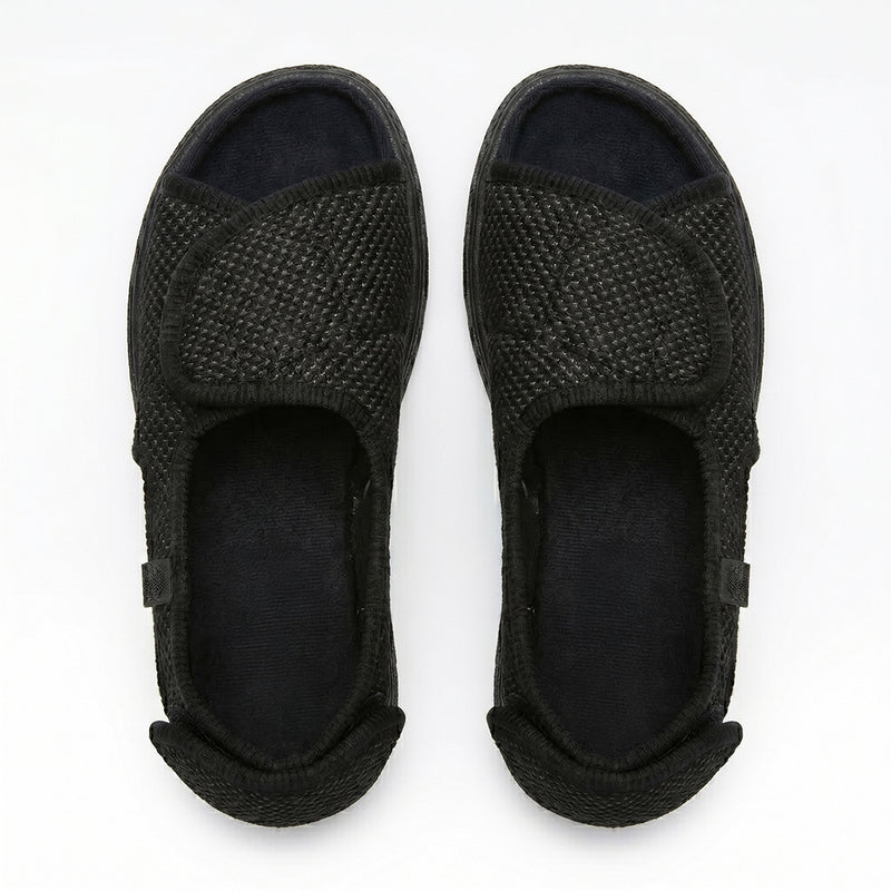 Chelsea Wide Feet Sandals - Black