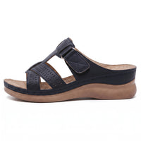 Ortho Roman Cushion Sandals - Black
