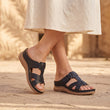 Ortho Roman Cushion Sandals - Black