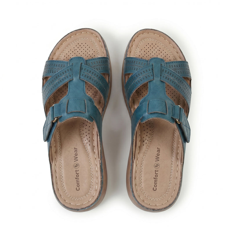 Ortho Roman Cushion Sandals - Blue