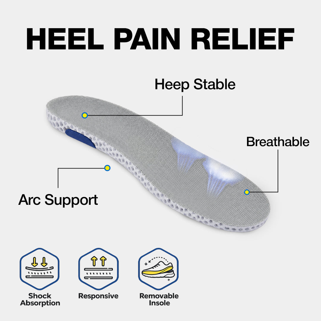 Ortho Stretch Cushion Shoes - Midnight Black
