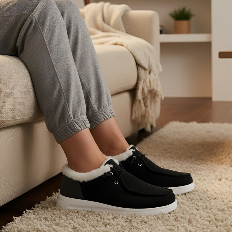 Chaussures classiques chaudes et confortables PERRY - Noir