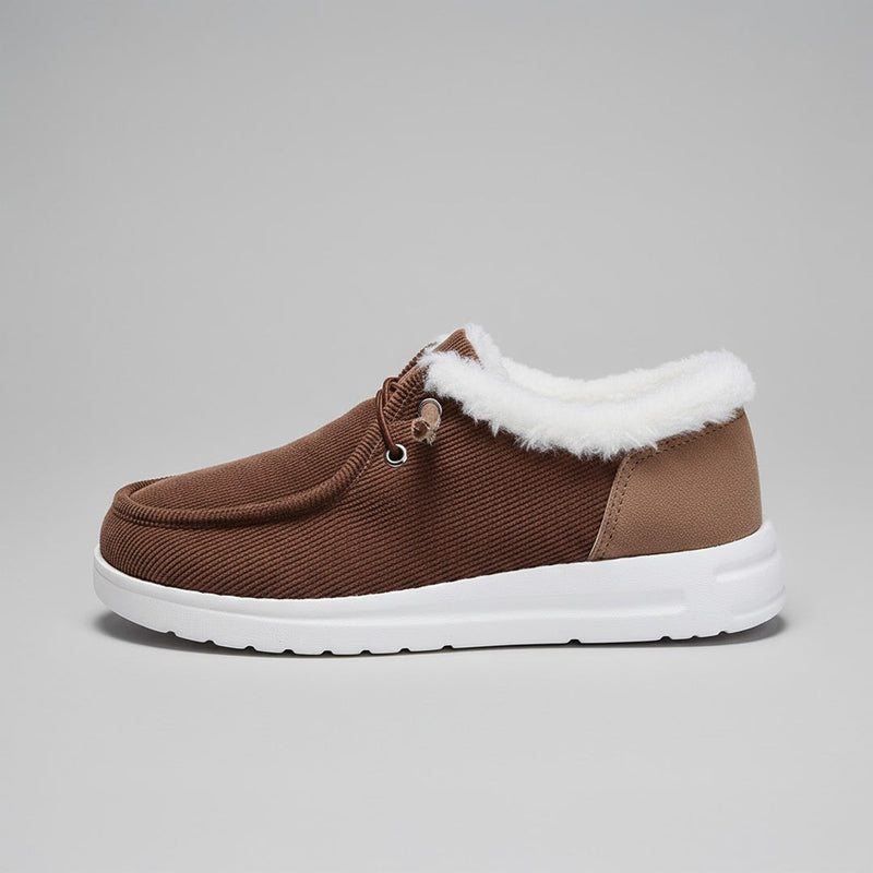 Chaussures classiques chaudes et confortables PERRY - Marron