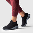 Breathable No - Tie Stretch Shoes - Black Grey - ComfortWear