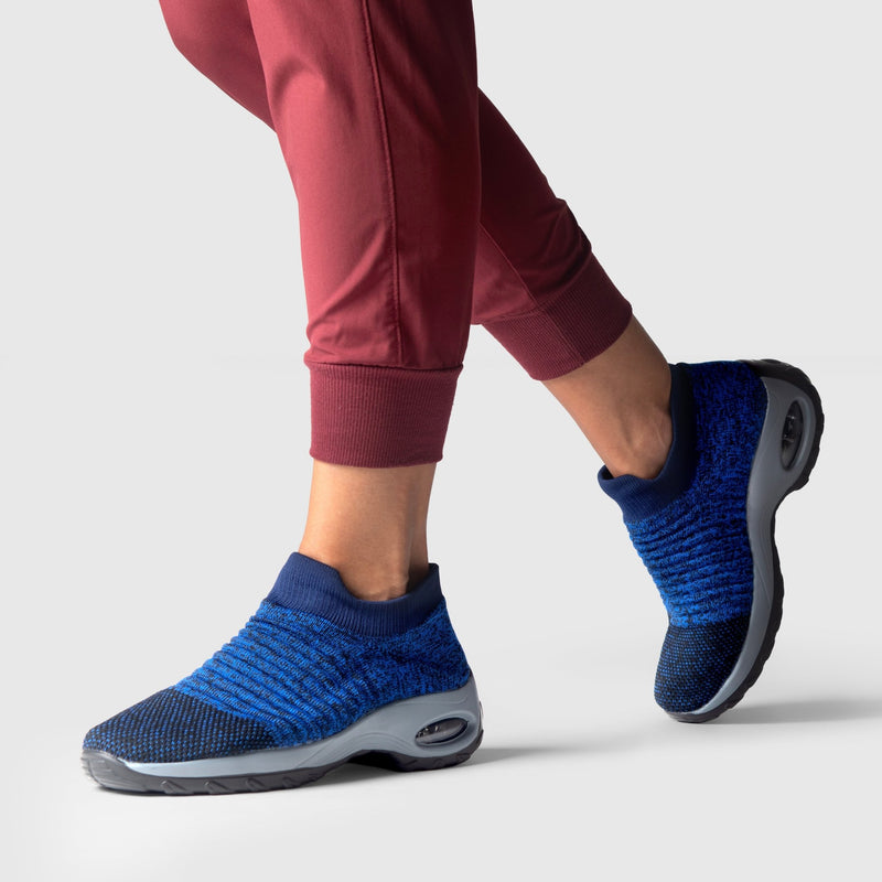 Breathable No - Tie Stretch Shoes - Blue - ComfortWear