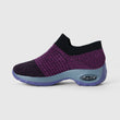 Breathable No - Tie Stretch Shoes - Purple - ComfortWear