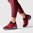 Breathable No - Tie Stretch Shoes - Red - ComfortWear
