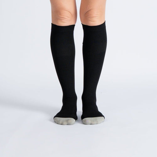 Compression Socks - Black White - ComfortWear