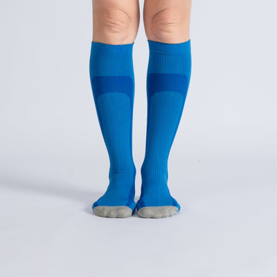Chaussettes de compression - Bleu Gris