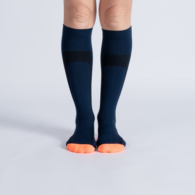 Chaussettes de compression - Bleu Orange