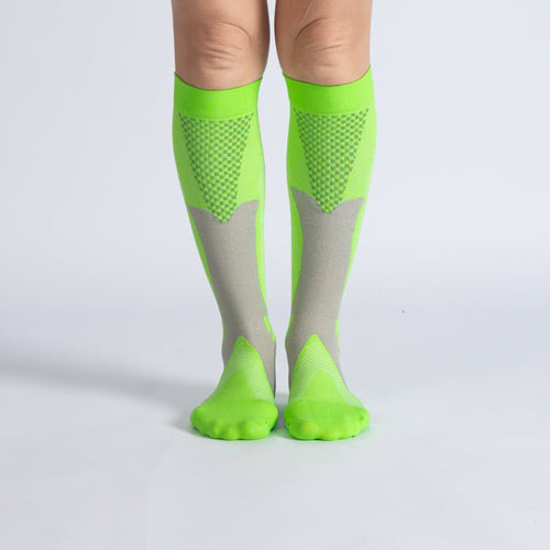 Compression Socks - Lime Green - ComfortWear