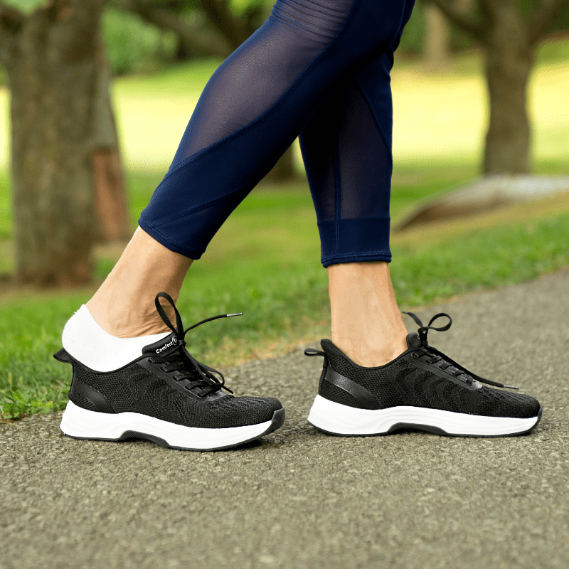 Flow Hands - Free Shoes - Black White - ComfortWear