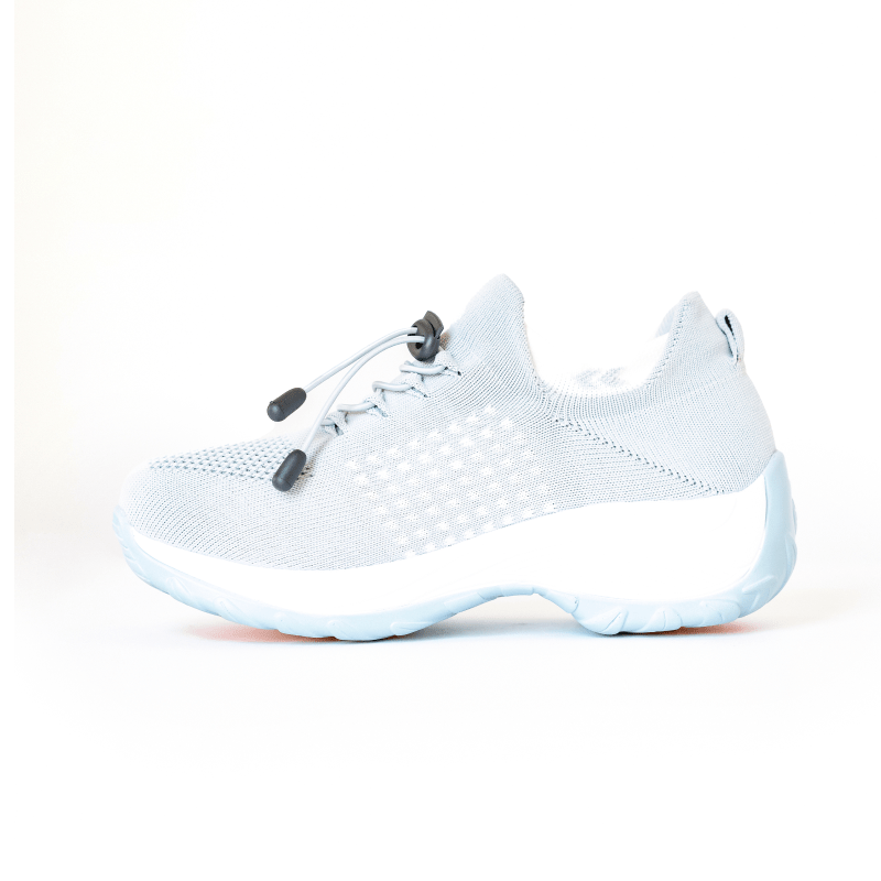 Ortho Stretch Cushion Shoes - Arctic Grey - ComfortWear