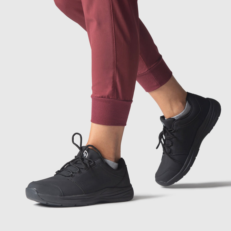 Stride Cushion Shoes - Midnight Black - ComfortWear