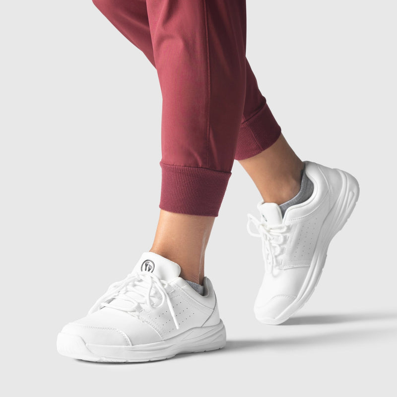 Stride Cushion Shoes - White - ComfortWear