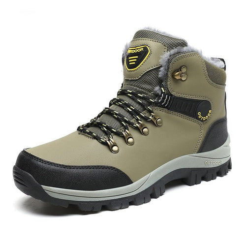 Arctic Apex Men's Winter Boots - Green - ComfortWear Store