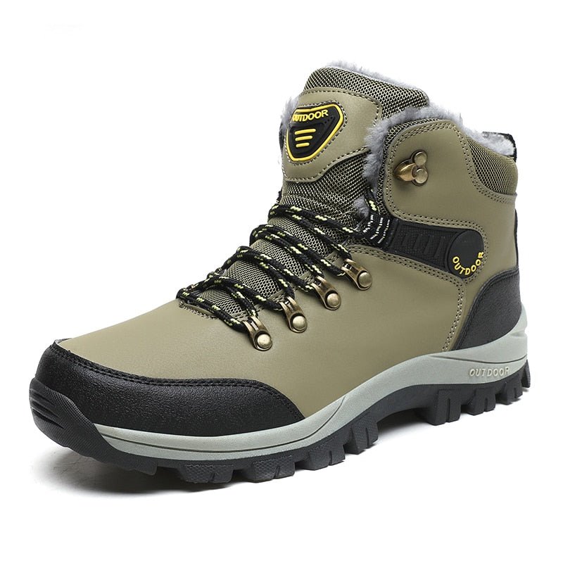 Arctic Apex Men's Winter Boots - Green - ComfortWear Store