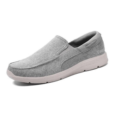 Mocassins orthopédiques extensibles et confortables - Gris