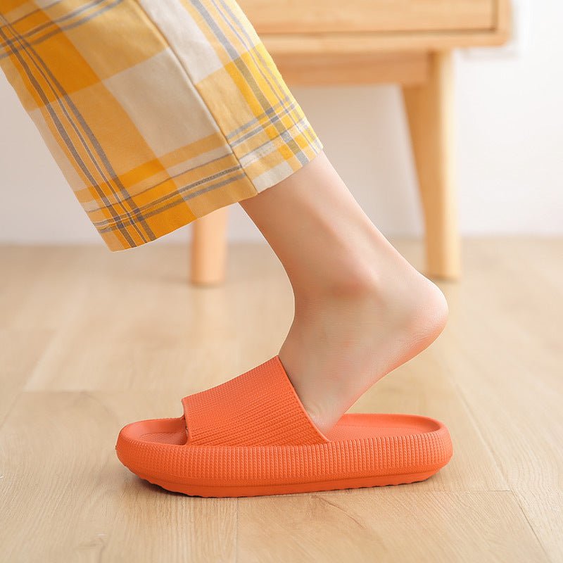 Heel Support Cushion Slides - Orange - ComfortWear Store