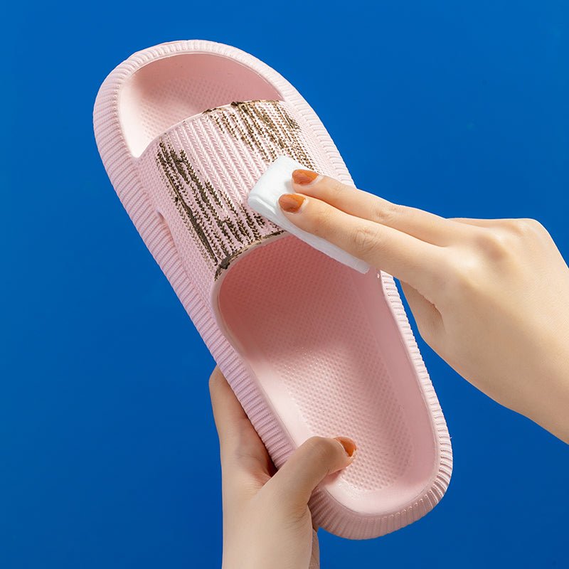 Heel Support Cushion Slides - Pink - ComfortWear Store