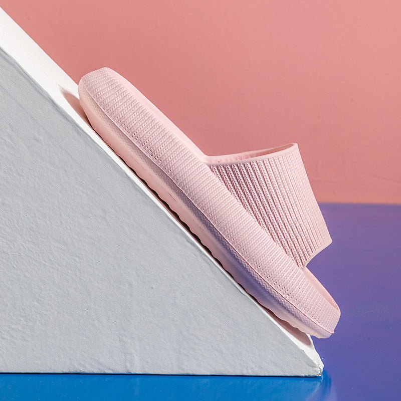 Heel Support Cushion Slides - Pink - ComfortWear Store