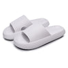 Heel Support Cushion Slides - White