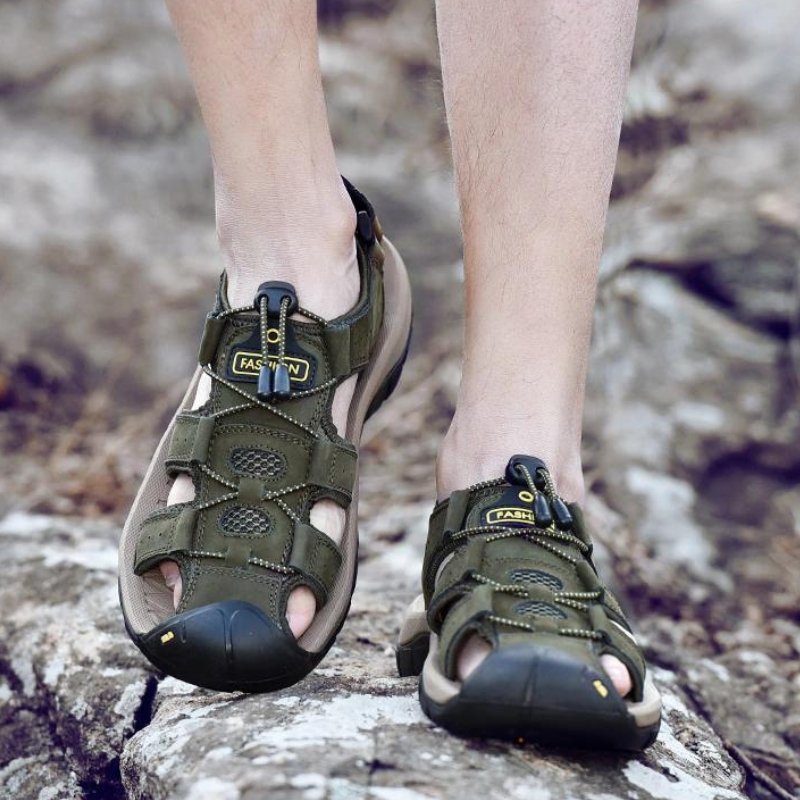Men's High-Altitude Ortho Heel Strap Sandals - ComfortWear Store