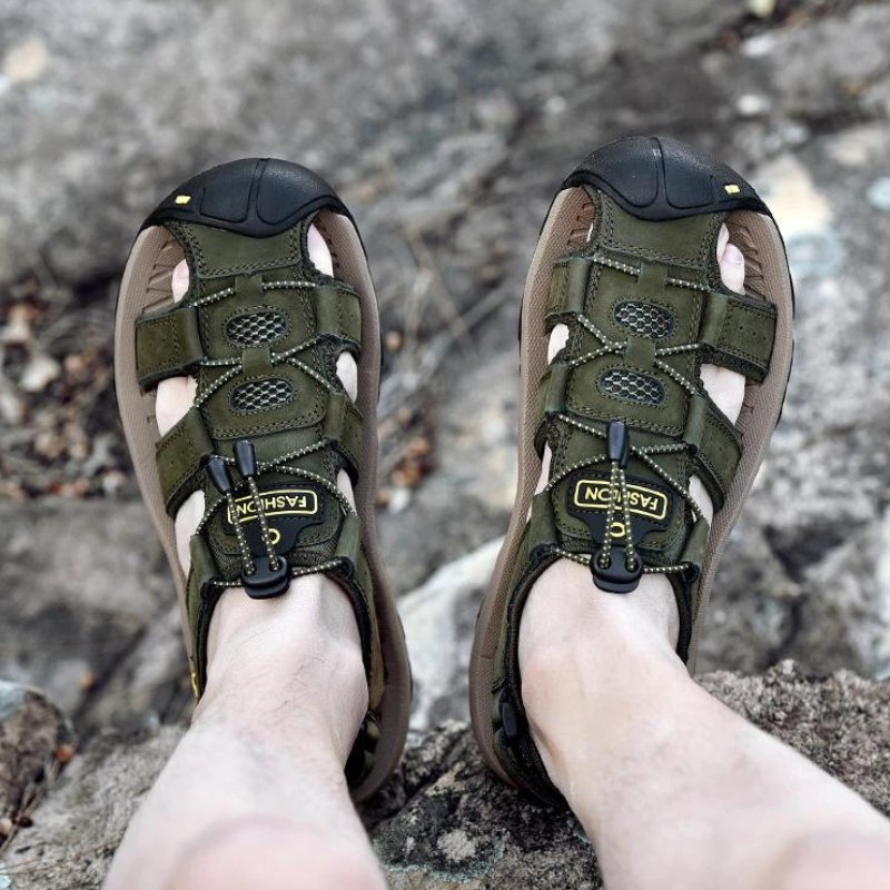 Men's High-Altitude Ortho Heel Strap Sandals - ComfortWear Store