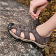 Men's High-Altitude Ortho Heel Strap Sandals - Coffee - ComfortWear Store