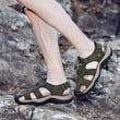 Men's High-Altitude Ortho Heel Strap Sandals - Green - ComfortWear Store