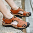 Men's High-Altitude Ortho Heel Strap Sandals - Orange - ComfortWear Store