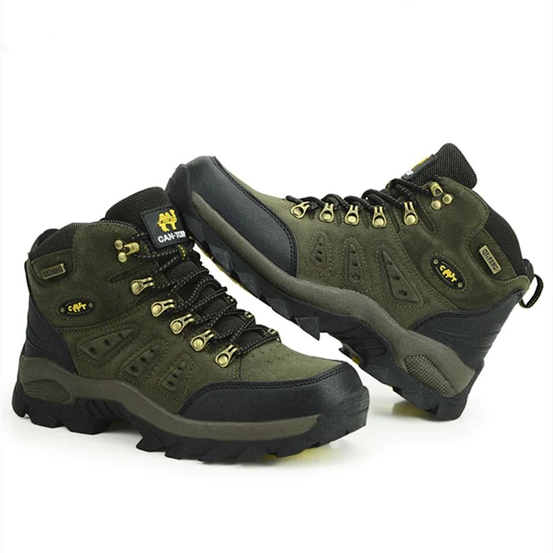 Montana Mountains Men's Hiking Boots - Green - ComfortWear Store