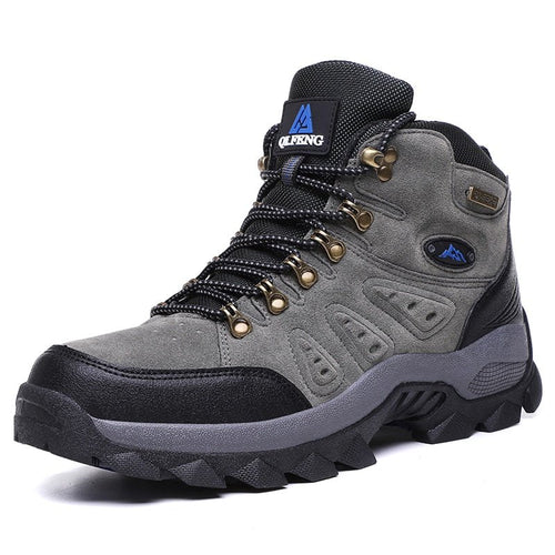 Montana Mountains Men's Hiking Boots - Grey - ComfortWear Store
