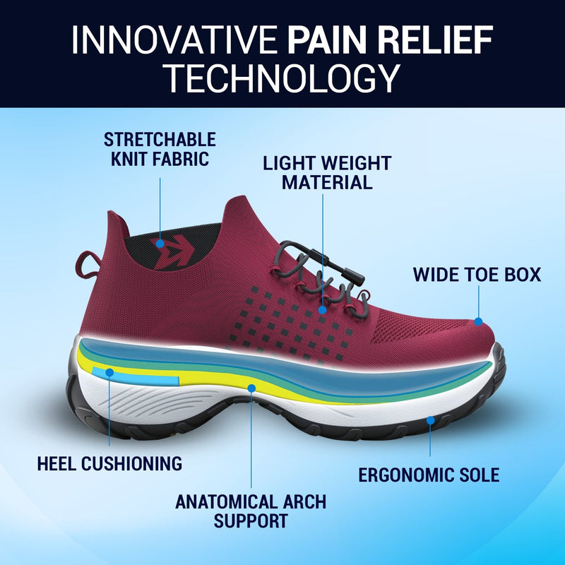 Ortho Stretch Cushion Shoes - Foot Pain Relief - ComfortWear Store