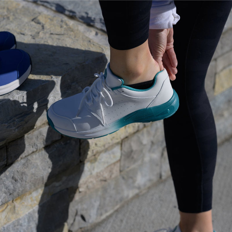 Stride Cushion Shoes - Turquoise - ComfortWear